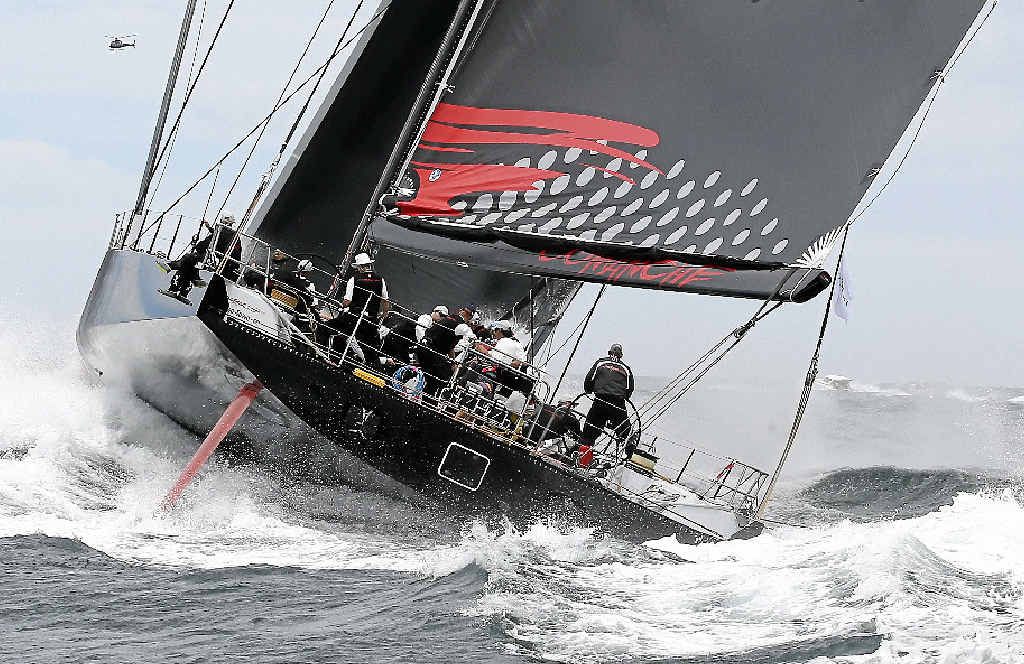 CATCH ME IF YOU CAN: American outfit Comanche sails to an early lead in the Sydney to Hobart yacht race, heading for a southerly front overnight. CATCH ME IF YOU CAN: American outfit Comanche sails to an early lead in the Sydney to Hobart yacht race, heading for a southerly front overnight.