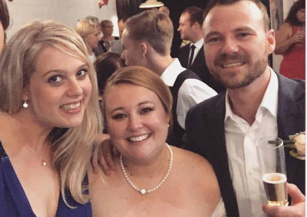 TRAGEDY: Dave and Sarah Bailey (centre) at their wedding. TRAGEDY: Dave and Sarah Bailey (centre) at their wedding.