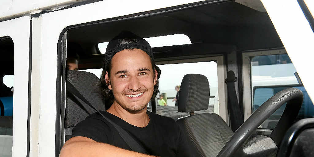 Manuel Lersch from Switzerland has included a Fraser Island 4WD and camping experience during his 12 months in Australia. Manuel Lersch from Switzerland has included a Fraser Island 4WD and camping experience during his 12 months in Australia.