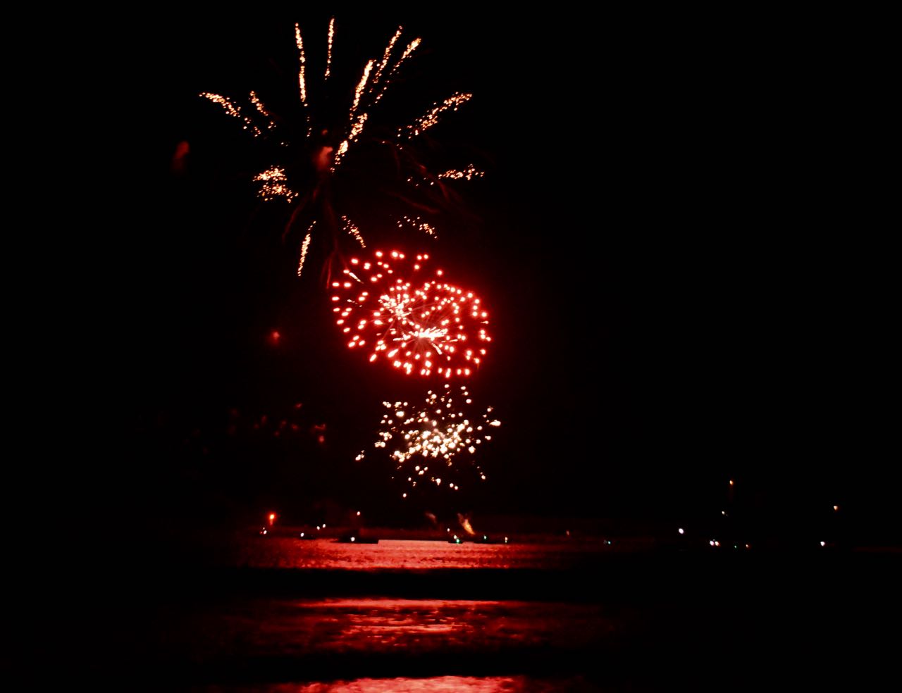 Fireworks at Mooloolaba on New Year's Eve 2015. Fireworks at Mooloolaba on New Year's Eve 2015.