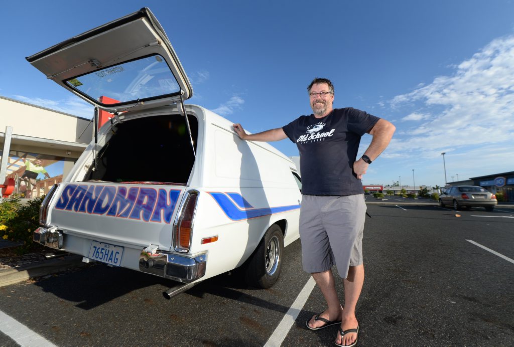 Austin Foxhall from Gladstone with his 1975 Holden HJ Sandman Panelvan at a CQ Classic Cars meet at Red Hill on Saturday afternoon. Photo: Chris Ison / The Morning Bulletin Austin Foxhall from Gladstone with his 1975 Holden HJ Sandman Panelvan at a CQ Classic Cars meet at Red Hill on Saturday afternoon. Photo: Chris Ison / The Morning Bulletin