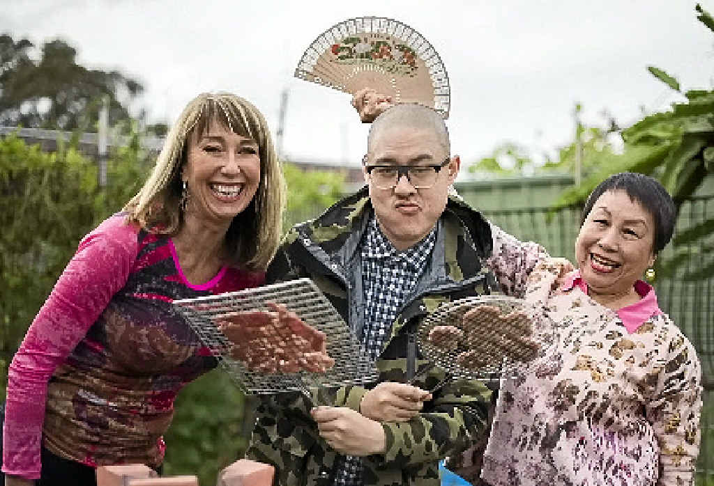 Maeve O’Meara (left) in a scene from Food Safari Fire, which premieres on SBS on Thursday. Maeve O’Meara (left) in a scene from Food Safari Fire, which premieres on SBS on Thursday.