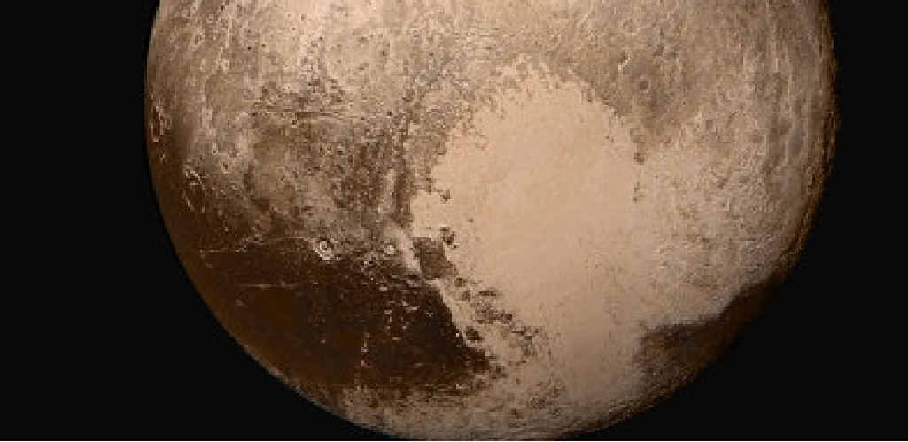 NASA’s New Horizons spacecraft sent back photos of Pluto. NASA’s New Horizons spacecraft sent back photos of Pluto.