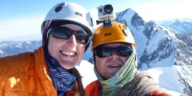 The pair were on one of their regular climbing holidays in New Zealand when they fell, roped together. The pair were on one of their regular climbing holidays in New Zealand when they fell, roped together.