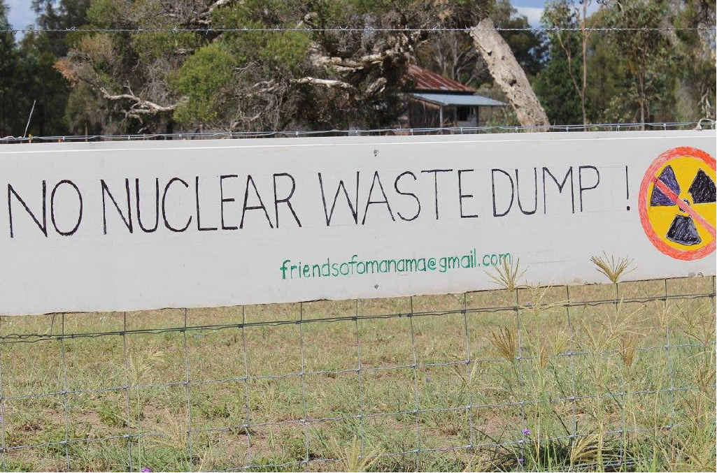 NO TO NUCLEAR: The Friends of Oman Ama are ramping up their opposition to the proposed nuclear waste facility in their community, writing to federal minister Josh Frydenberg. NO TO NUCLEAR: The Friends of Oman Ama are ramping up their opposition to the proposed nuclear waste facility in their community, writing to federal minister Josh Frydenberg.