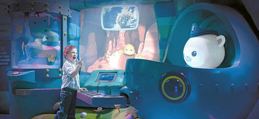 EDUCATIONAL ADVENTURES: All the littlies enjoy the new Octonauts zone at Sea Life Mooloolaba. EDUCATIONAL ADVENTURES: All the littlies enjoy the new Octonauts zone at Sea Life Mooloolaba.