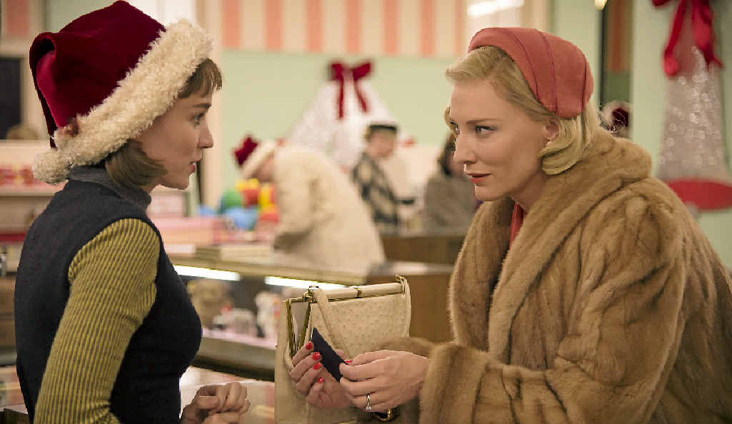 CONTENDERS: Rooney Mara and Cate Blanchett are both nominated for best actress in a drama for Carol. CONTENDERS: Rooney Mara and Cate Blanchett are both nominated for best actress in a drama for Carol.