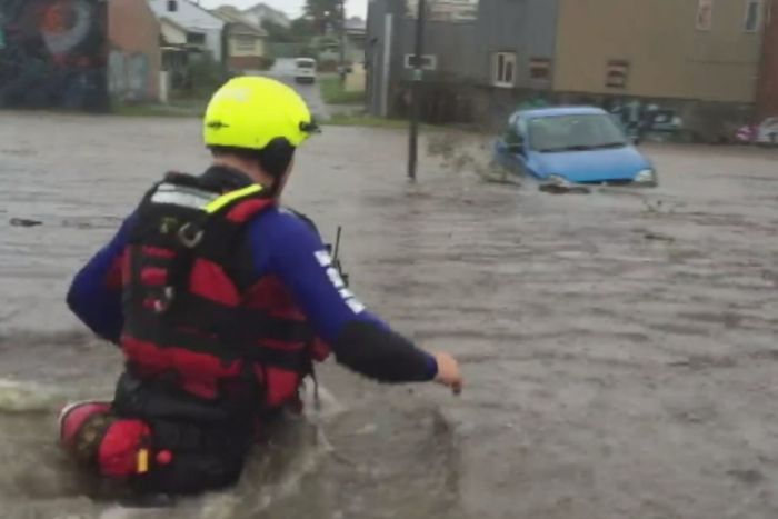Parts of Newcastle and the NSW Hunter Valley have been inundated by floodwaters. Image: ABC News Parts of Newcastle and the NSW Hunter Valley have been inundated by floodwaters. Image: ABC News