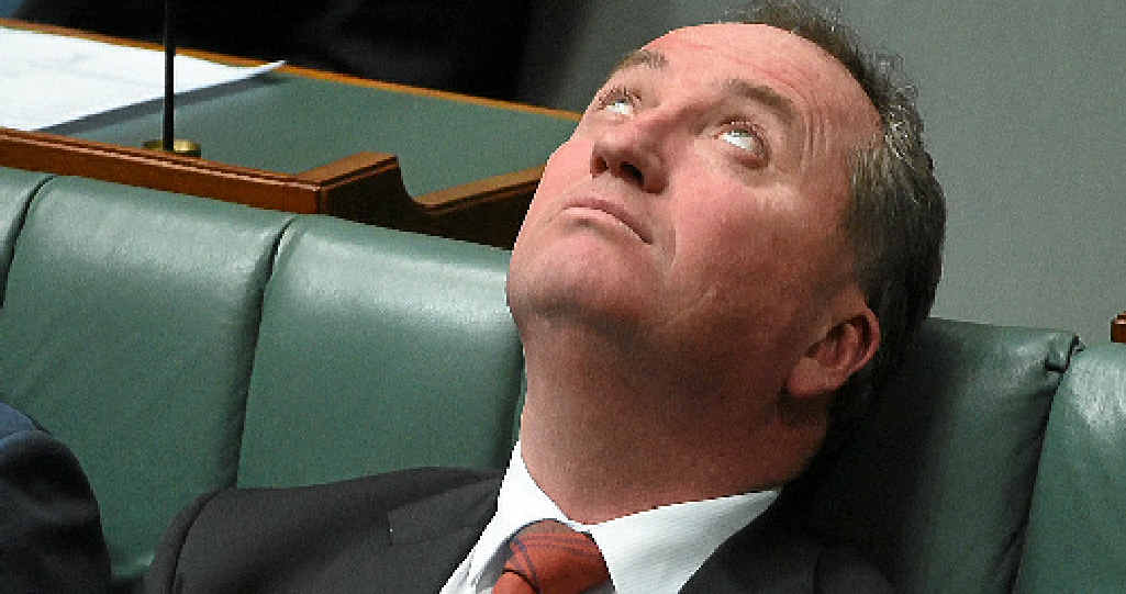BIDING HIS TIME: Barnaby Joyce. BIDING HIS TIME: Barnaby Joyce.