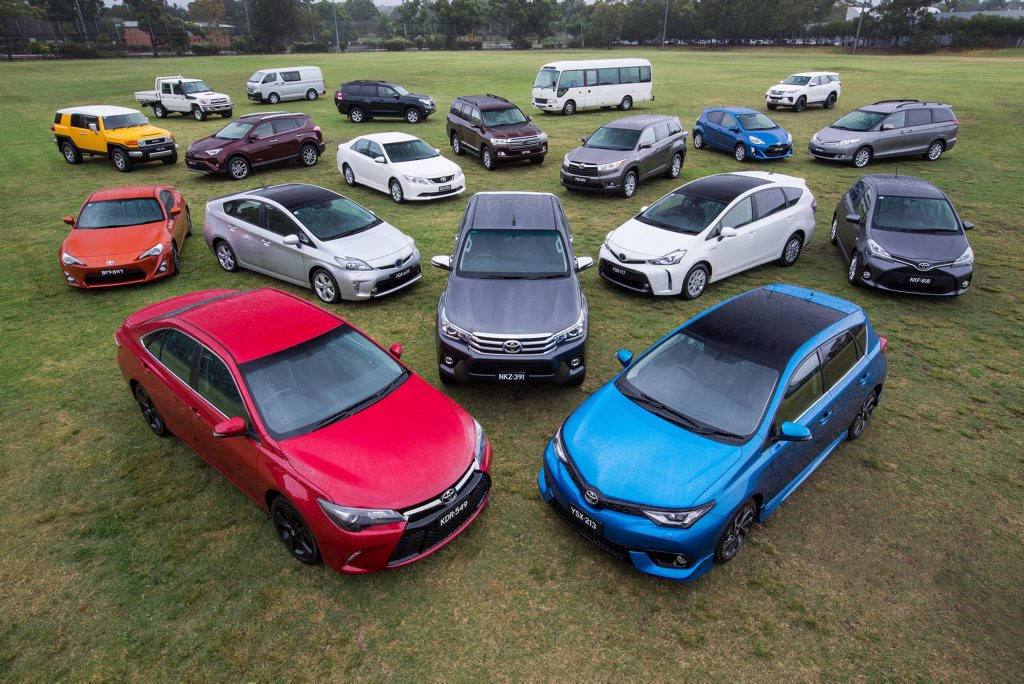 FULL DECK: Toyota scores 13th successive year as brand leader in Australia by sales, with Toyota products coming out top in nine different vehicle segments FULL DECK: Toyota scores 13th successive year as brand leader in Australia by sales, with Toyota products coming out top in nine different vehicle segments