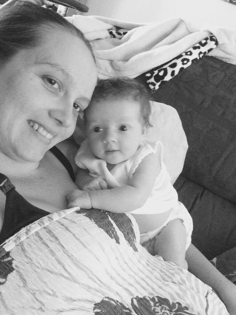 CREATES BOND: Toowoomba mother Nicole Woodward has been abused for breastfeeding in public. Photo Contributed CREATES BOND: Toowoomba mother Nicole Woodward has been abused for breastfeeding in public. Photo Contributed
