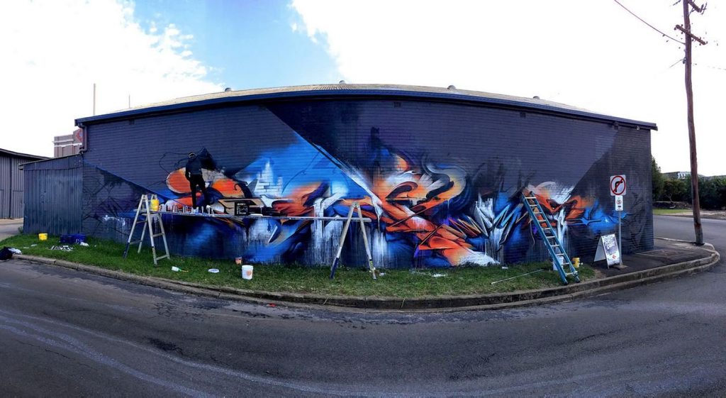 One of the stunning artworks done during First Coat 2015. One of the stunning artworks done during First Coat 2015.