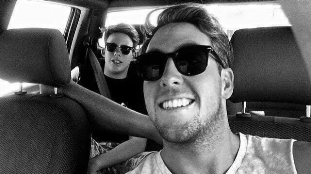 Cole Miller with his brother Billy Cole Miller with his brother Billy