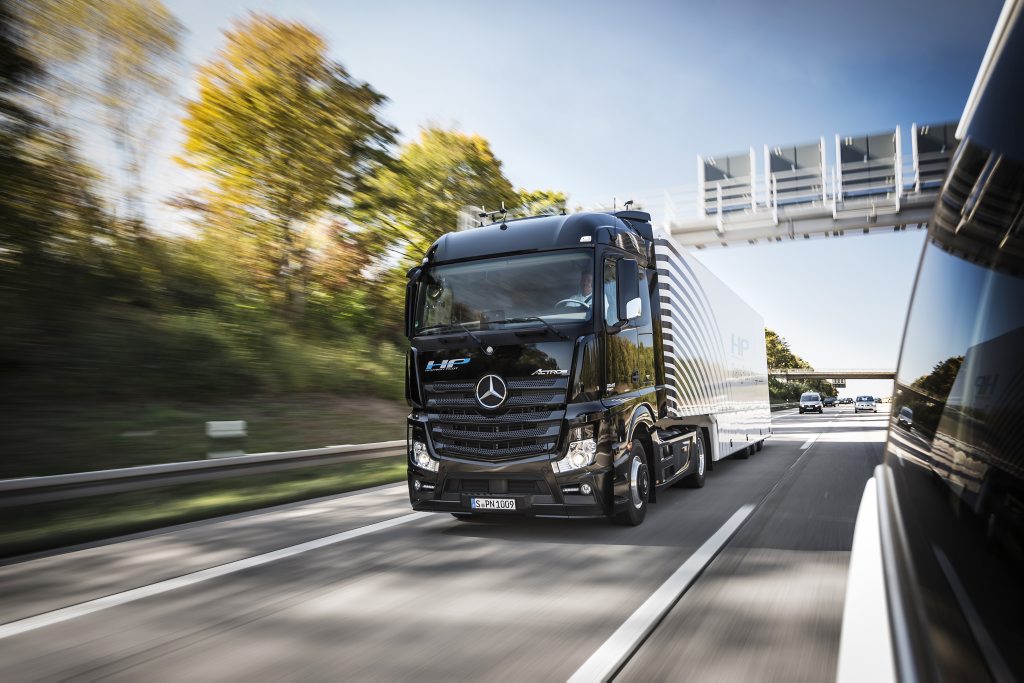 Shaping Future a Mercedes-Benz Actros Highway Pilot. Shaping Future a Mercedes-Benz Actros Highway Pilot.