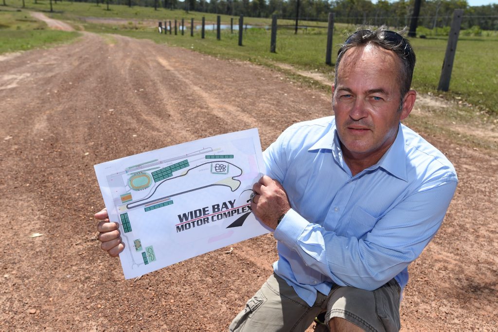 Council candidate Jamie Hoolahan will be pushing to get the Wide Bay Motor Compex up and running. Photo: Alistair Brightman / Fraser Coast Chronicle