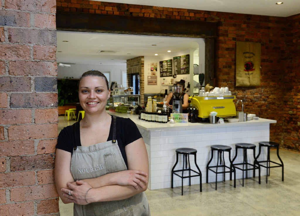 FILLING FAST: Jessica Chapman of Nourish cafe has become one of the first tenants at the new Circa 160 development. FILLING FAST: Jessica Chapman of Nourish cafe has become one of the first tenants at the new Circa 160 development.