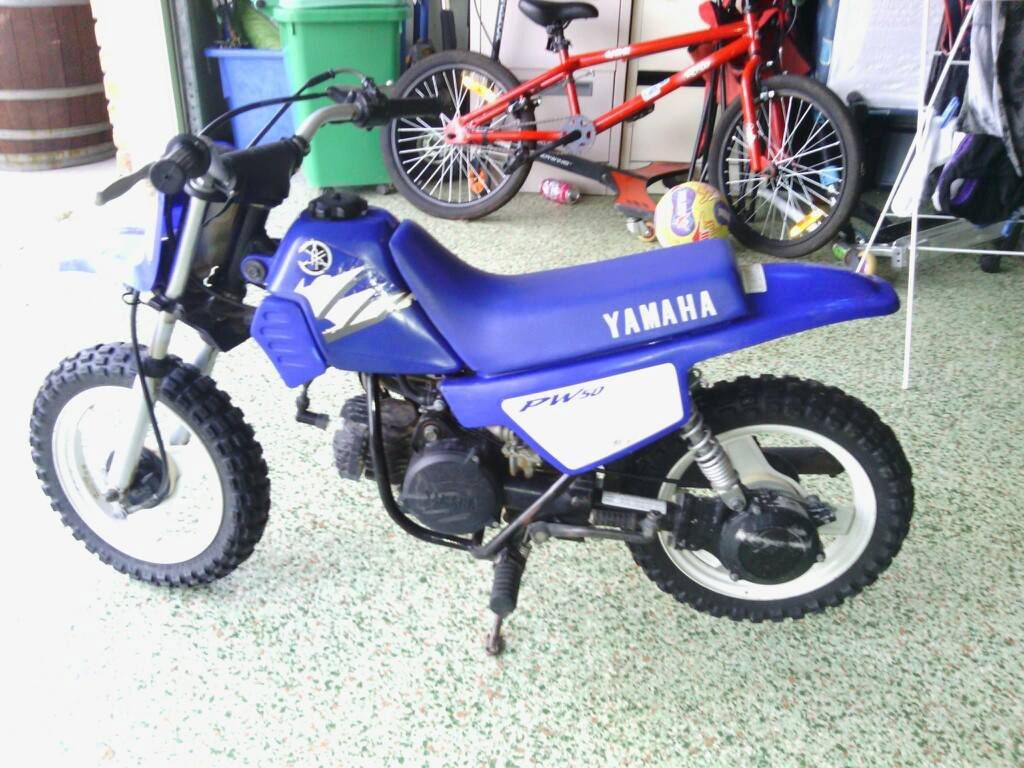 This Yamaha PW50 was stolen from disability pensioner Tony Montgomery's backyard yesterday. This Yamaha PW50 was stolen from disability pensioner Tony Montgomery's backyard yesterday.