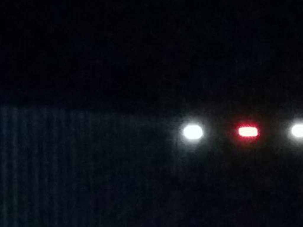 A UFO over Burnett Heads. A UFO over Burnett Heads.