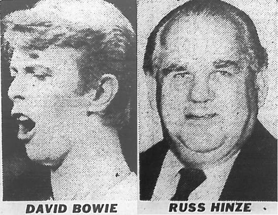 David Bowie & Russ Hinze David Bowie & Russ Hinze