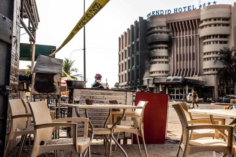 According to media reports at least 23 people from 18 nationalities have been killed after Islamist militants attacked The Splendid Hotel frequented by many westeners in Burkina Faso. A joint operation by French and Burkina Faso forces freed many hostages. Al-Qaeda in the Islamic Maghreb (AQIM) has claimed responsibility. According to media reports at least 23 people from 18 nationalities have been killed after Islamist militants attacked The Splendid Hotel frequented by many westeners in Burkina Faso. A joint operation by French and Burkina Faso forces freed many hostages. Al-Qaeda in the Islamic Maghreb (AQIM) has claimed responsibility.