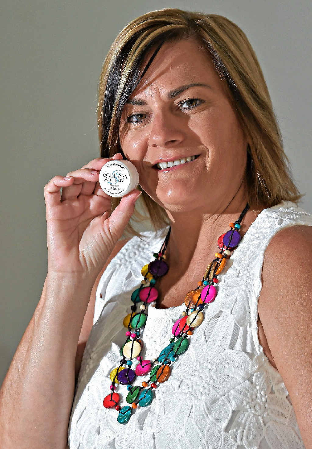 LIP SERVICE: Janine Hall is excited her lip balm will be presented to celebrities staying at the Four Seasons hotel in Beverly Hills for the Academy Awards. LIP SERVICE: Janine Hall is excited her lip balm will be presented to celebrities staying at the Four Seasons hotel in Beverly Hills for the Academy Awards.