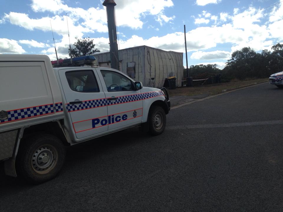 Gladstone Police forensic investigators arrive at the scene. Gladstone Police forensic investigators arrive at the scene.
