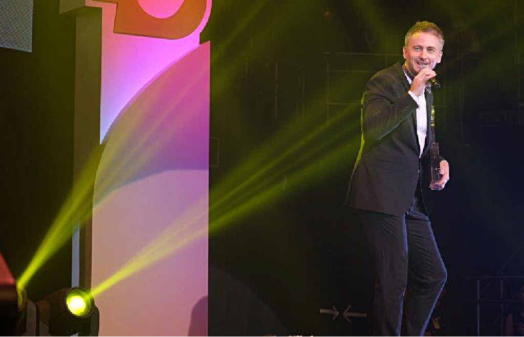 INTERNATIONAL STAR: Gympie’s Greg Rivers on stage in Hong Kong. INTERNATIONAL STAR: Gympie’s Greg Rivers on stage in Hong Kong.