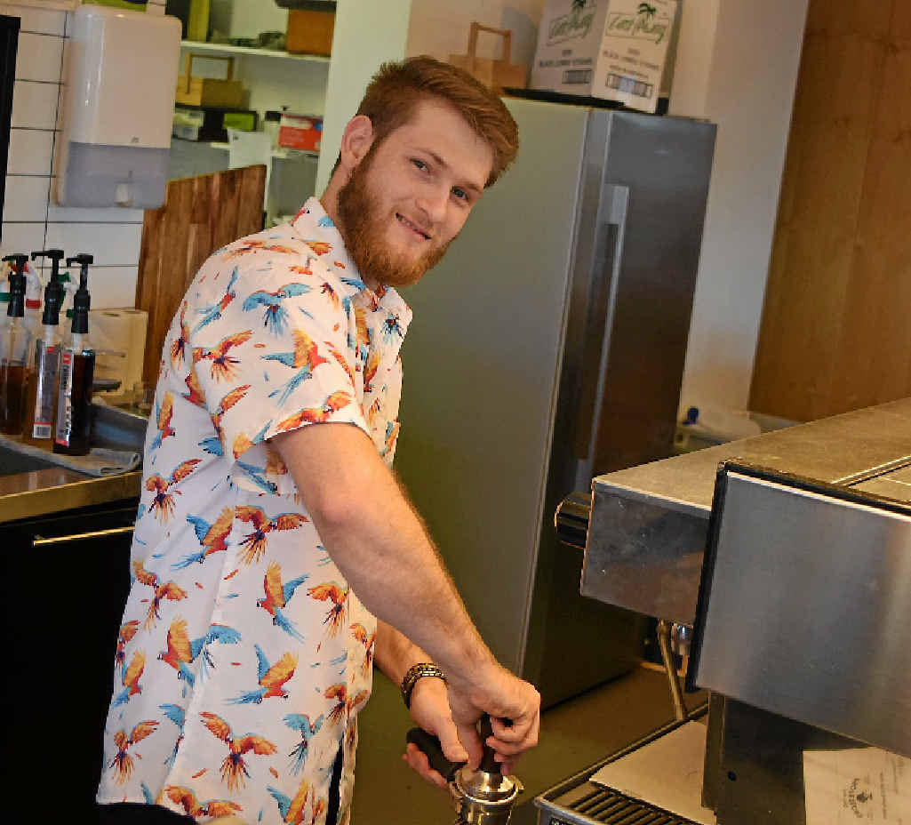 NO SICKIE: Two Professors shift manager Baz Tinnie is preparing for a busy public holiday trade. NO SICKIE: Two Professors shift manager Baz Tinnie is preparing for a busy public holiday trade.