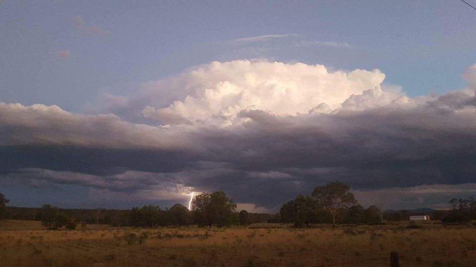 Brian Turner's photo of a cloud formation near Gatton. Brian Turner's photo of a cloud formation near Gatton.
