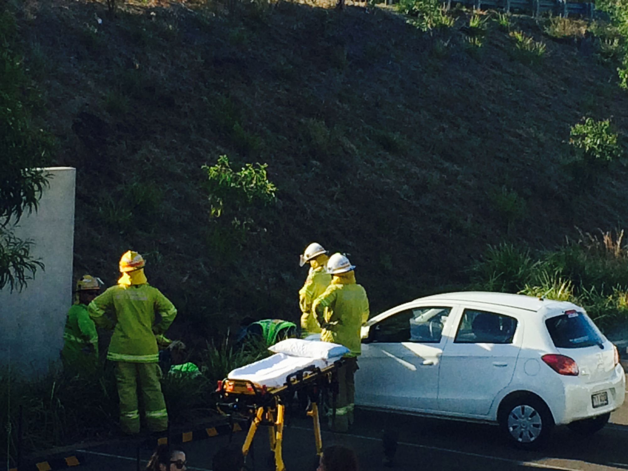 A motorbike has crashed at Kirkwood Rd. A motorbike has crashed at Kirkwood Rd.