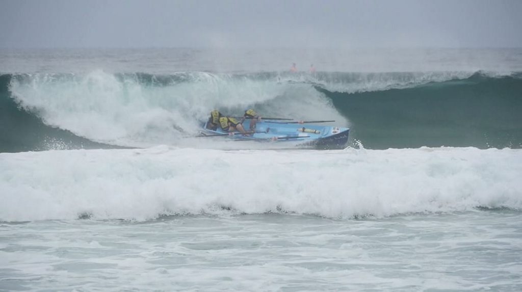 Surf rowers are battered by tough conditions at Manly at the Australian Surf Rowers Leavue Series. Surf rowers are battered by tough conditions at Manly at the Australian Surf Rowers Leavue Series.