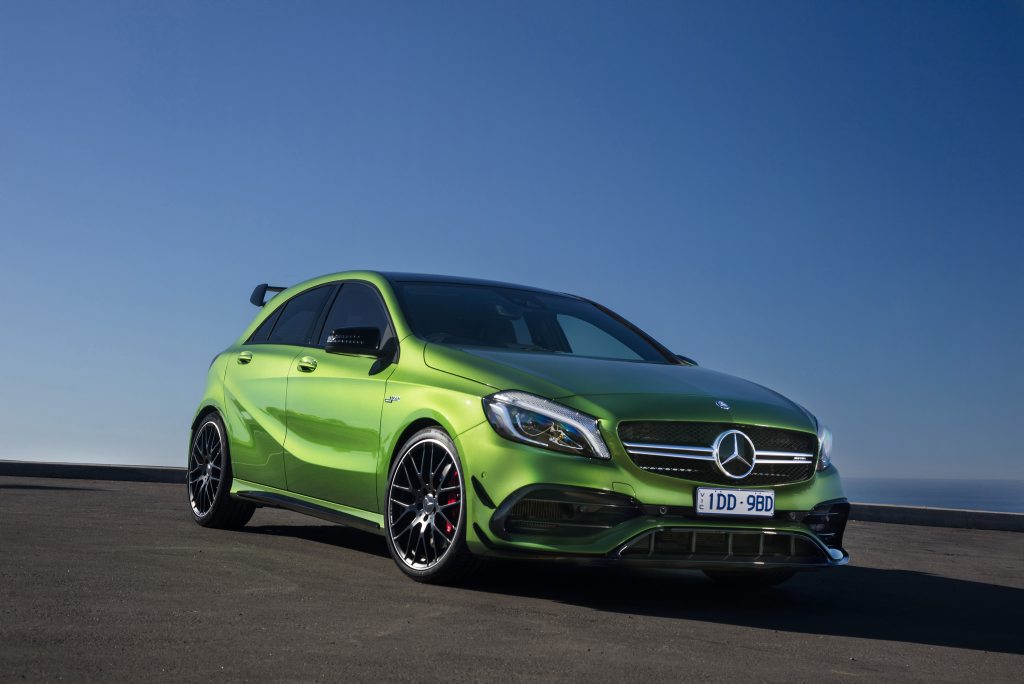 2016 Mercedes-AMG A 45. PHOTO: MARK BRAMLEY 2016 Mercedes-AMG A 45. PHOTO: MARK BRAMLEY