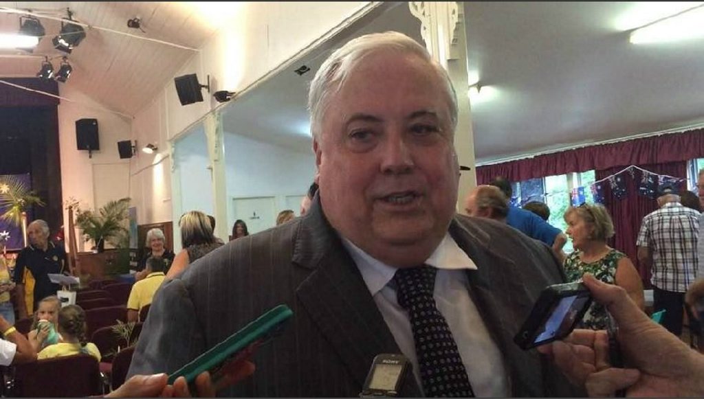 Clive Palmer speaks to the media Clive Palmer speaks to the media