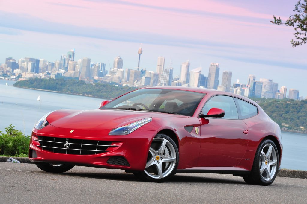 Ferrari FF means four-seat fun for the family. Ferrari FF means four-seat fun for the family.
