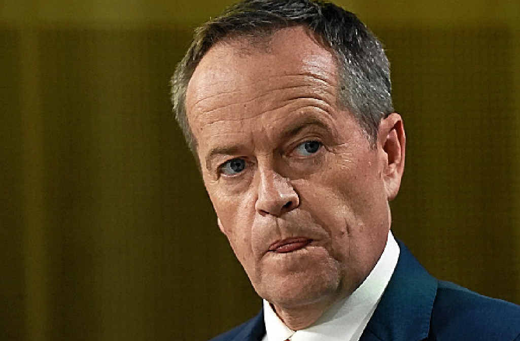 PUSHING: Opposition Leader Bill Shorten. PUSHING: Opposition Leader Bill Shorten.