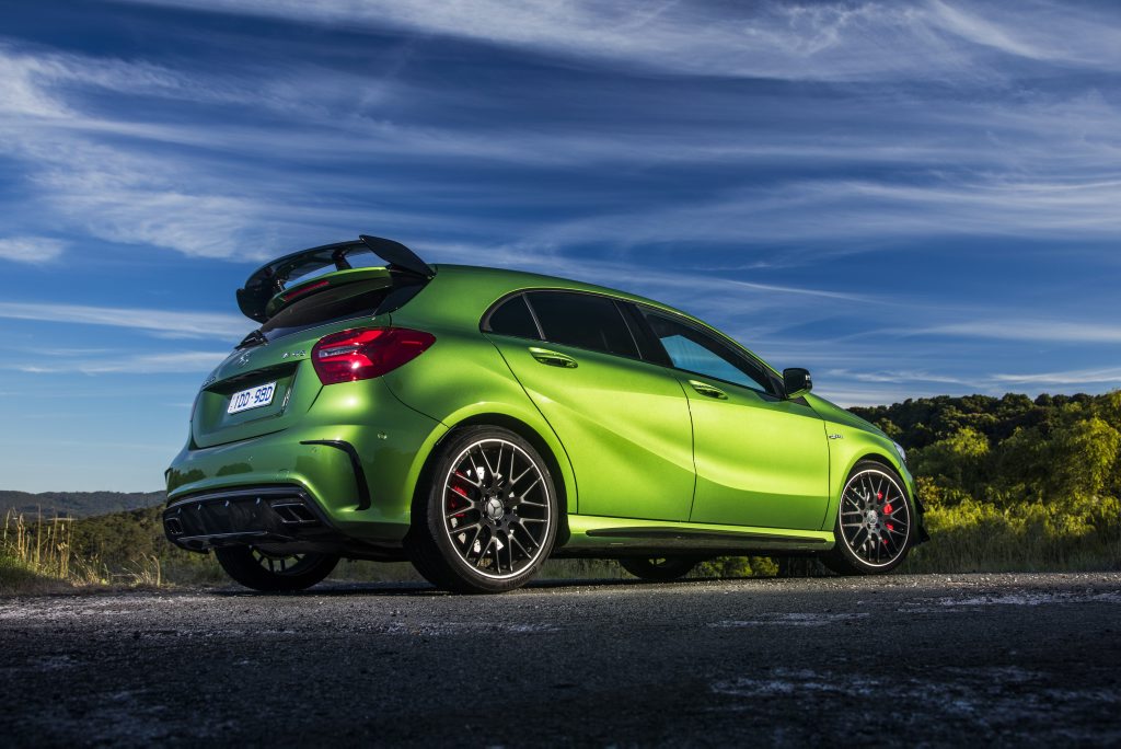 2016 Mercedes-AMG A 45. PHOTO: MARK BRAMLEY 2016 Mercedes-AMG A 45. PHOTO: MARK BRAMLEY