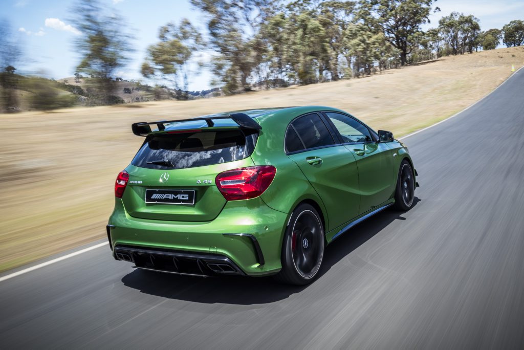 Mercedes-AMG A45. Photo: Contributed Mercedes-AMG A45. Photo: Contributed