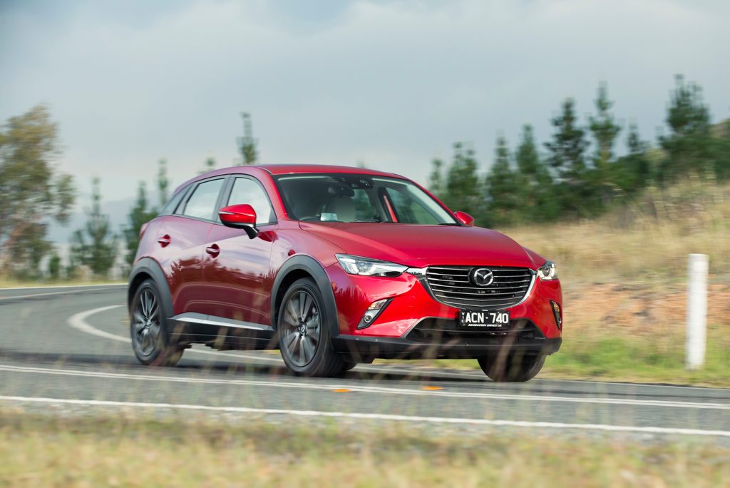 Mazda's recently-launched CX-3 small SUV has quickly hit the best-seller list helped in part to its sub-$20k start price. We test the full fat Akari version. Mazda's recently-launched CX-3 small SUV has quickly hit the best-seller list helped in part to its sub-$20k start price. We test the full fat Akari version.