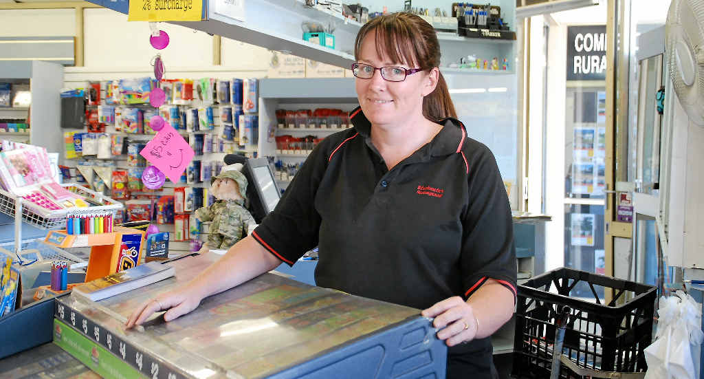 OUR HERALD: Blackwater Newsagency's Jodie Lane is confident the community will still enjoy reading their Blackwater news on a Wednesday, inside the CQ News. OUR HERALD: Blackwater Newsagency's Jodie Lane is confident the community will still enjoy reading their Blackwater news on a Wednesday, inside the CQ News.