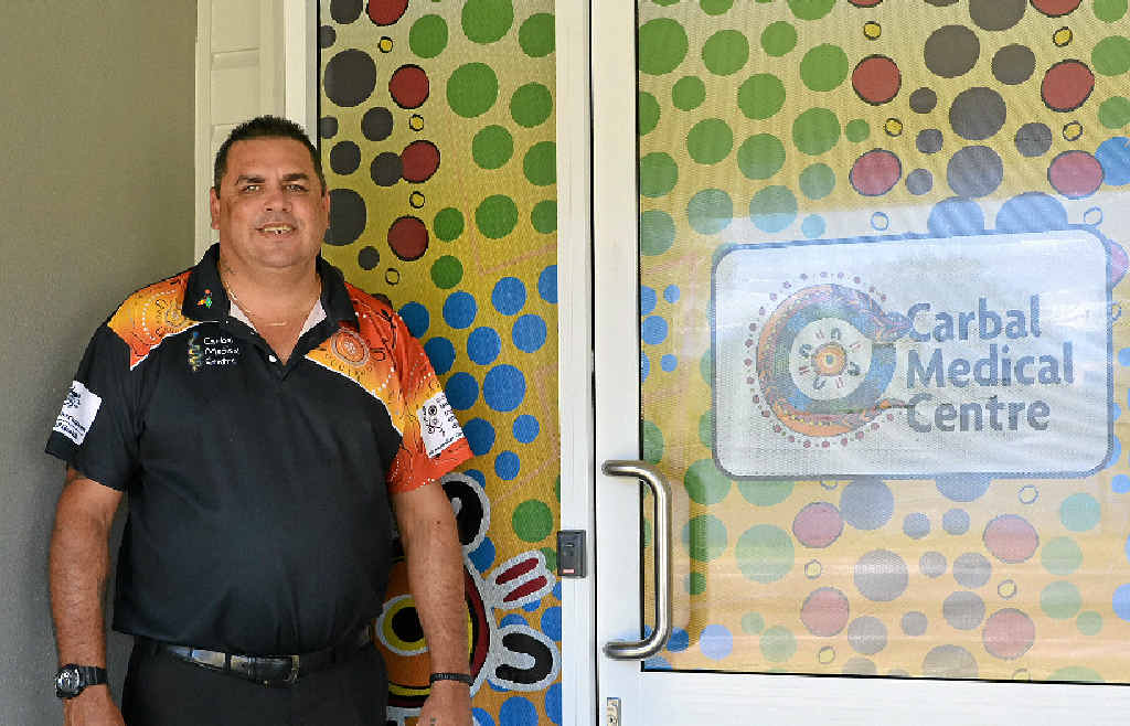JOIN IN: Carbal Medical Centre programs manager Charlie Rowe encourages men with Aboriginal or Torres Strait Islander connections to sign up for the Strong Fathers, Strong Families program.