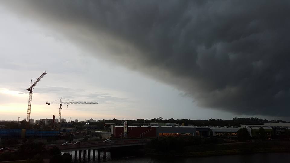 Storm coming over Maroochydore — at Emporio Maroochydore. Storm coming over Maroochydore — at Emporio Maroochydore.