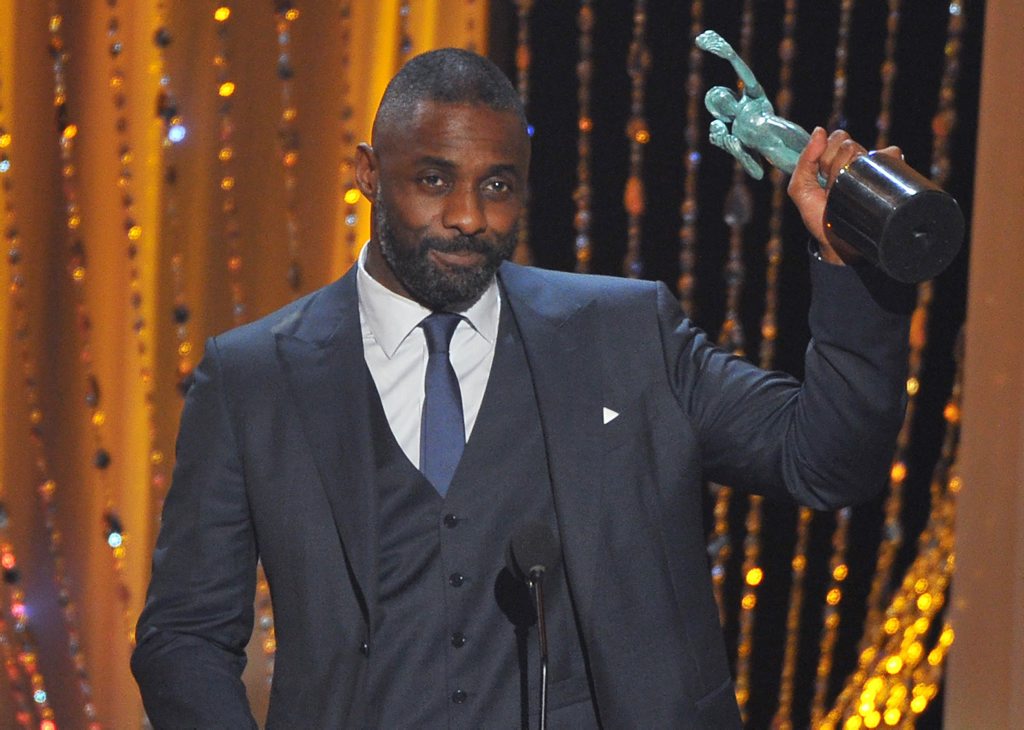 Idris Elba accepts the award for Outstanding Male Actor in a Supporting Role at the 22nd annual Screen Actors Guild Awards. Idris Elba accepts the award for Outstanding Male Actor in a Supporting Role at the 22nd annual Screen Actors Guild Awards.