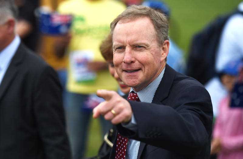 Australian of the Year David Morrison attends an Australia Day Citizenship Ceremony and Flag Raising event in Canberra on Tuesday, Jan. 26, 2016. Australian of the Year David Morrison attends an Australia Day Citizenship Ceremony and Flag Raising event in Canberra on Tuesday, Jan. 26, 2016.