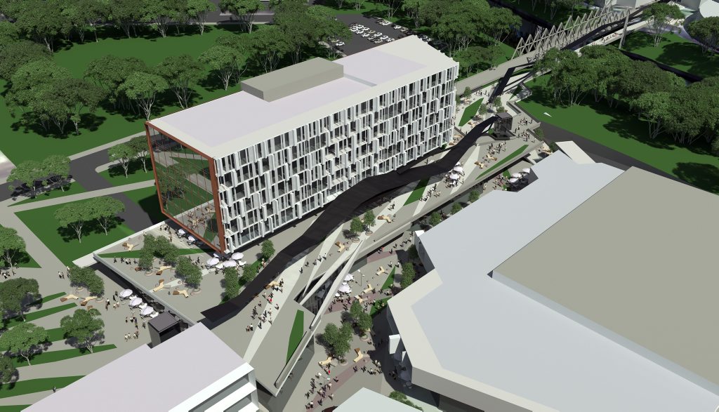 The Ipswich City Council have released an artist impression of the CBD redevelopment. Photo: Contributed The Ipswich City Council have released an artist impression of the CBD redevelopment. Photo: Contributed