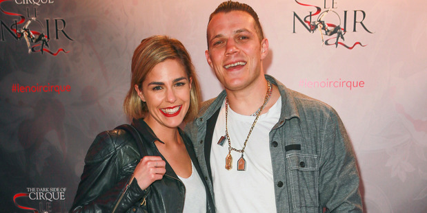 Kim Vinnell and her boyfriend Richie Hardcore, who has spoken out after her live TV cross during the Laneway music festival was interrupted. Photo: Norrie Montgomery Kim Vinnell and her boyfriend Richie Hardcore, who has spoken out after her live TV cross during the Laneway music festival was interrupted. Photo: Norrie Montgomery