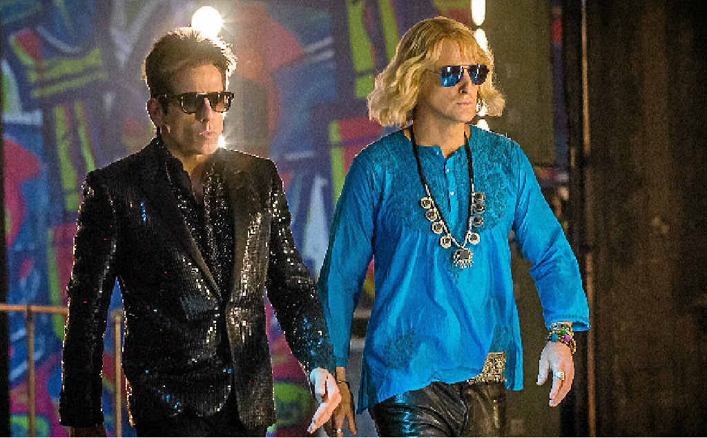 Ben Stiller and Owen Wilson as former supermodels Derek Zoolander and Hansel in Zoolander 2. Ben Stiller and Owen Wilson as former supermodels Derek Zoolander and Hansel in Zoolander 2.