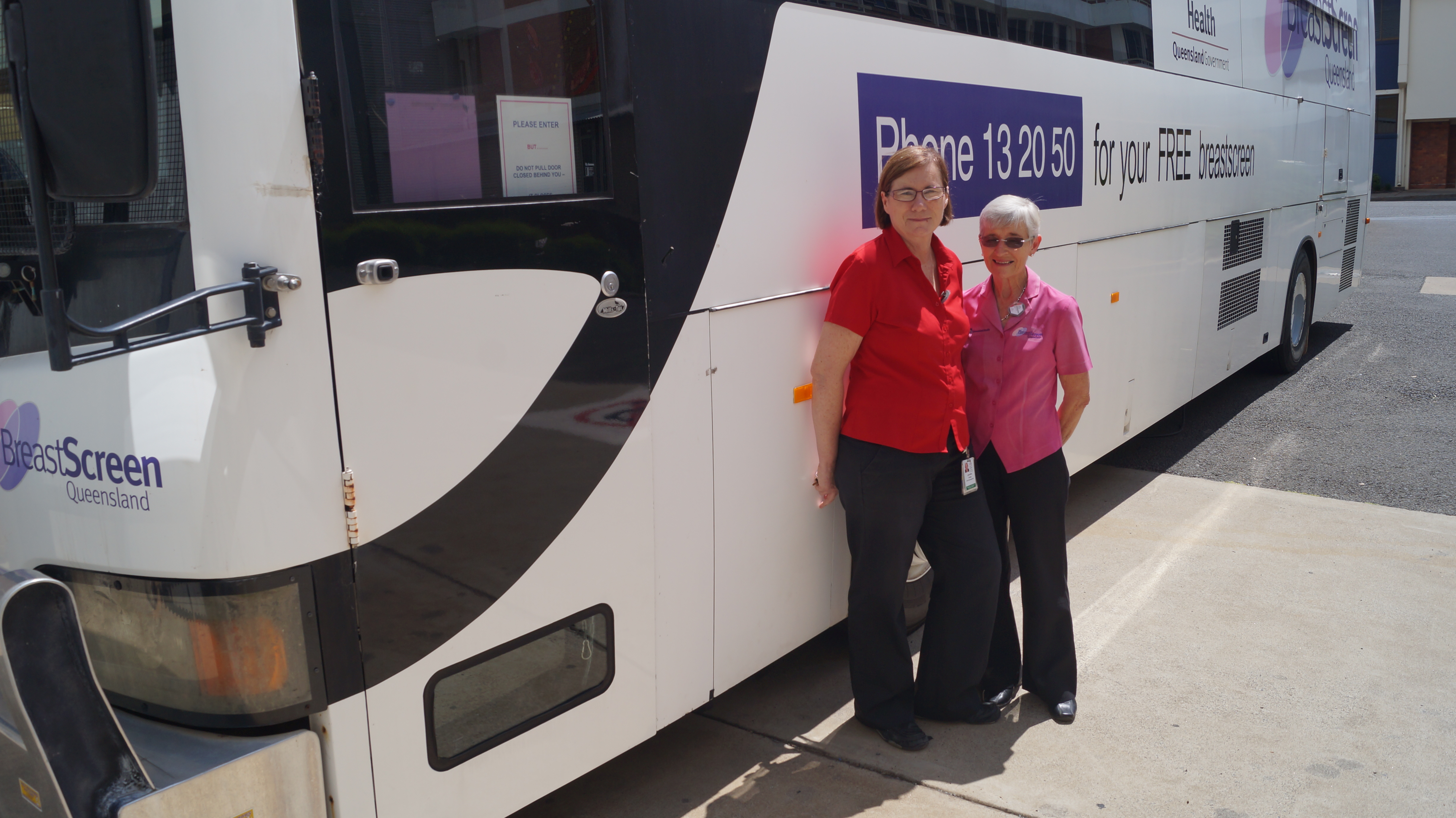 BreastScreen digital mobile service out and about in Toowoomba