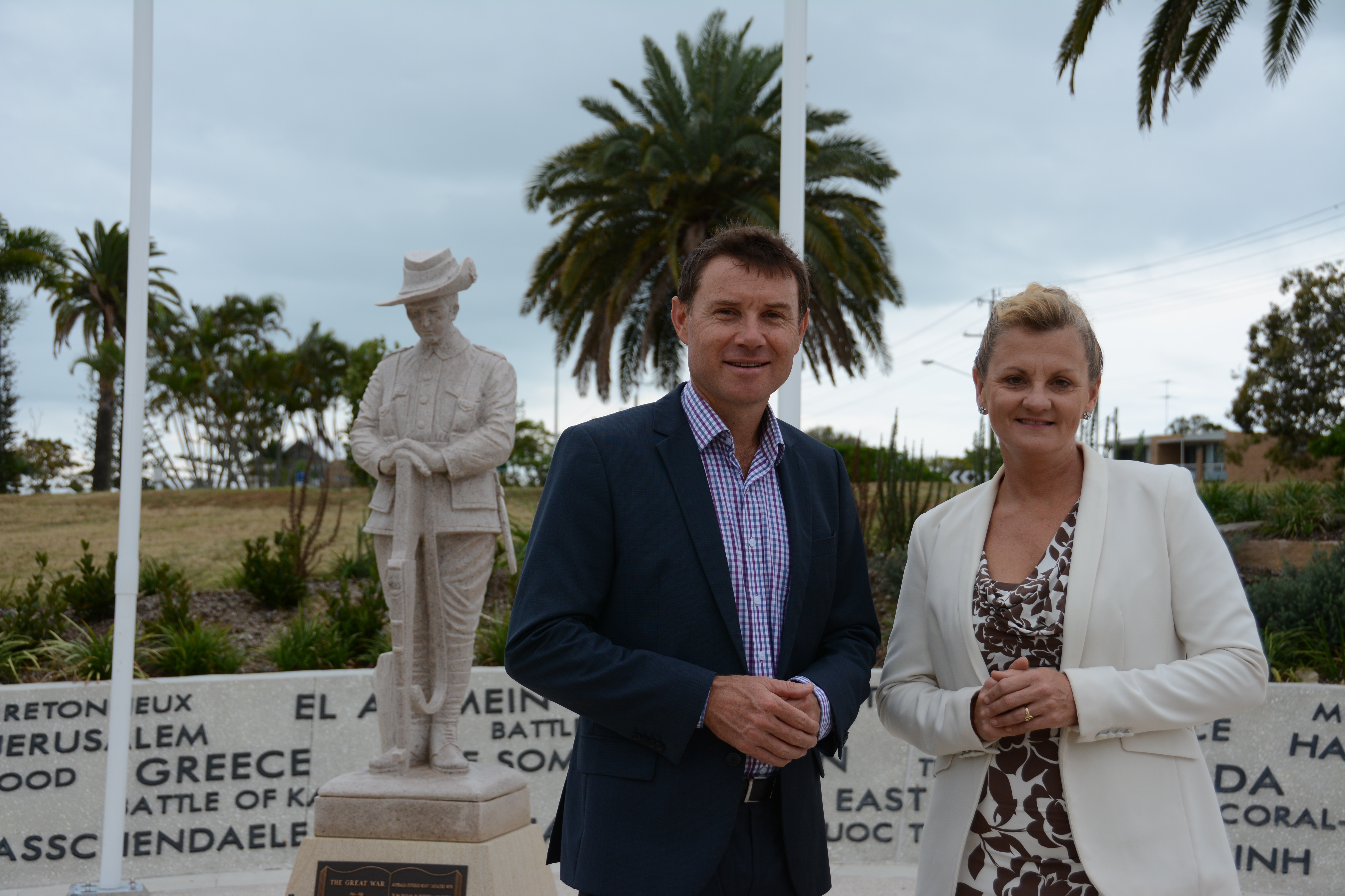Federal Member for Bowman Dr Andrew Laming and Redland City Mayor Karen Williams Federal Member for Bowman Dr Andrew Laming and Redland City Mayor Karen Williams
