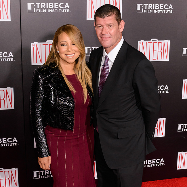Mariah Carey and fiance James Packer. Mariah Carey and fiance James Packer.
