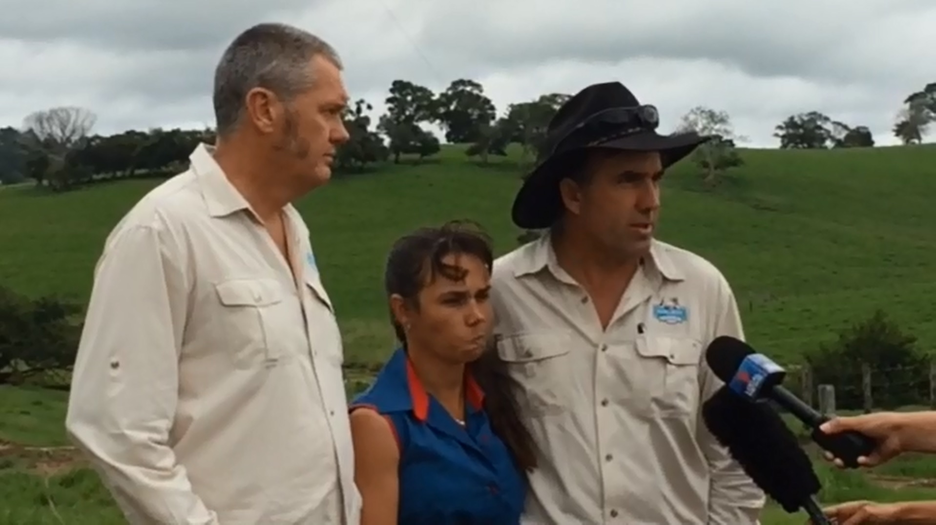 Maleny Dairies general manager Peter Falcongreen (left) and owners Sally and Ross Hopper. Maleny Dairies general manager Peter Falcongreen (left) and owners Sally and Ross Hopper.